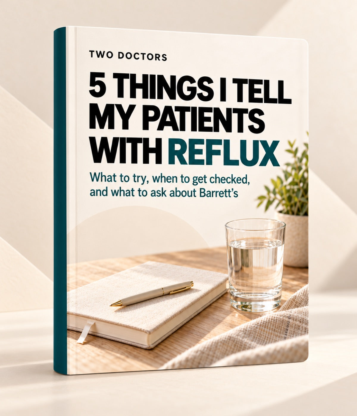 Two Doctors guide cover: 5 Things I Tell My Patients With Reflux